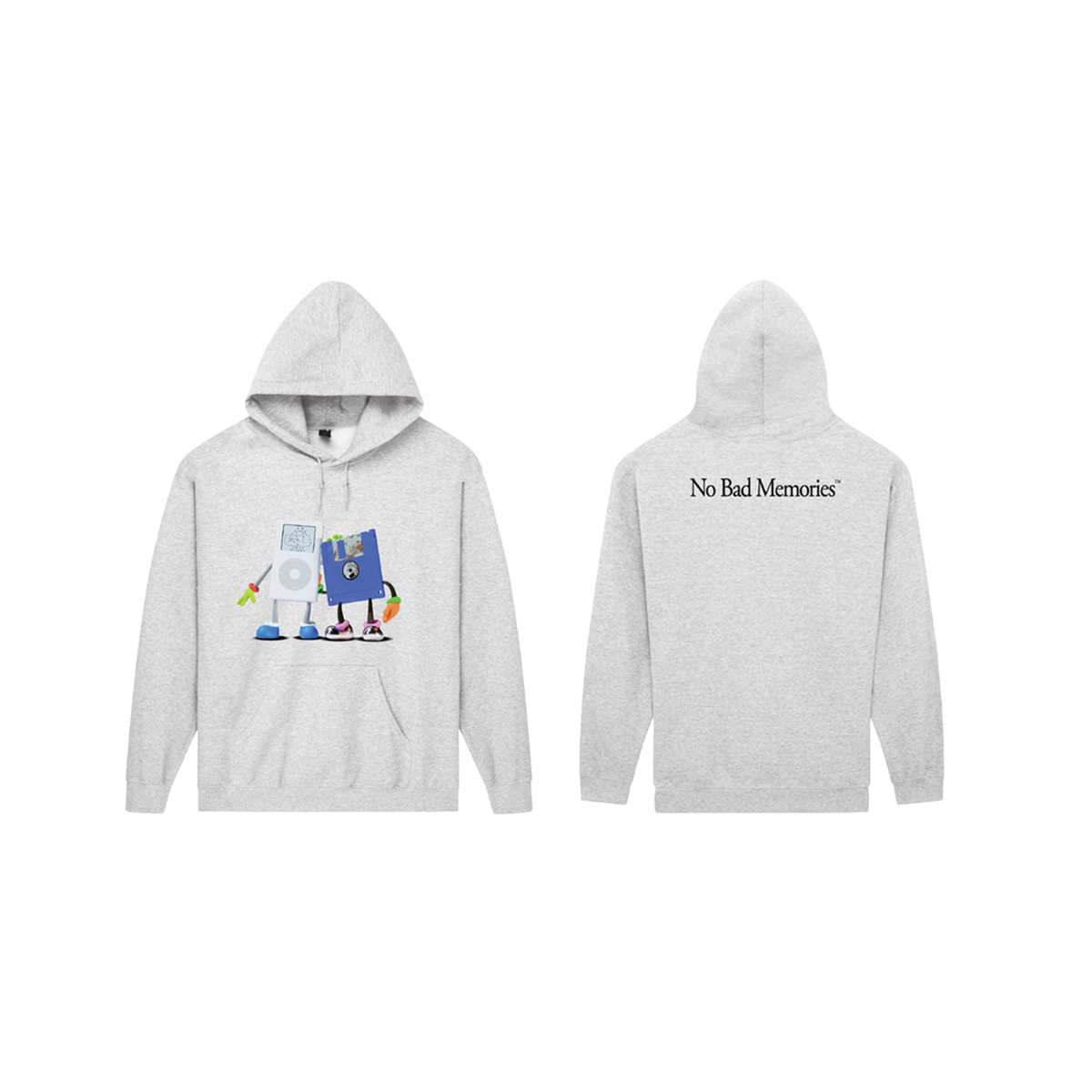 No Bad Memories Hoodie Front + Back